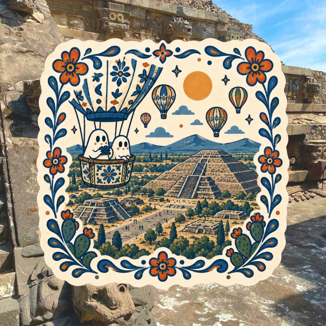 Fantasmas de Teotihuacán sticker