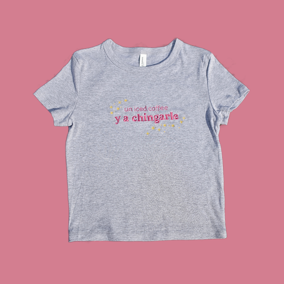 A chingarle crop top