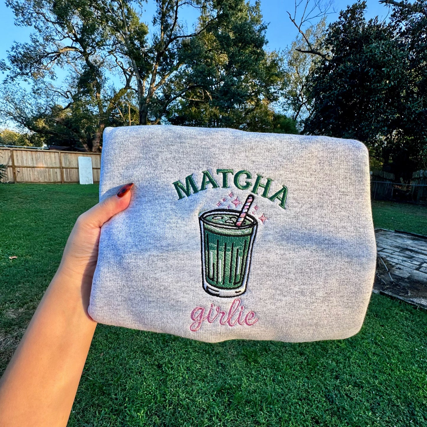 Matcha Girlie crewneck