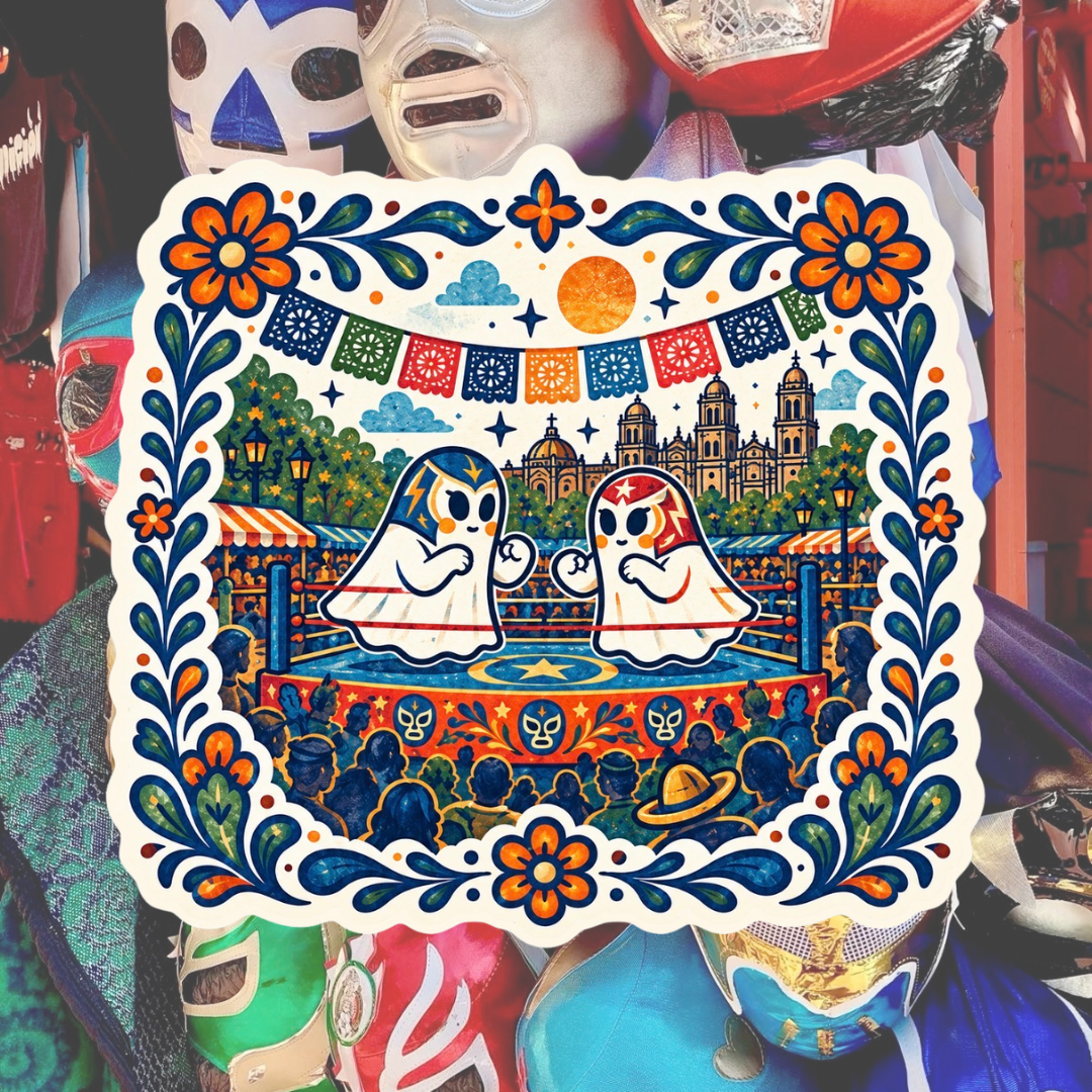 Fantasma Luchador sticker
