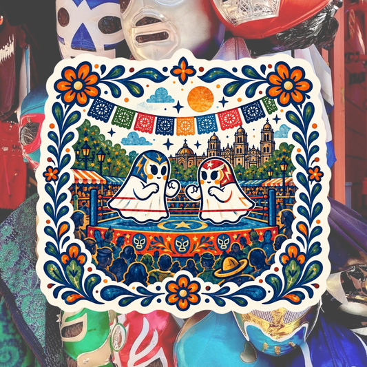 Fantasma Luchador sticker