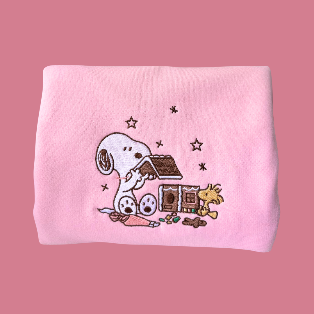 Snoop Gingerbread House crewneck