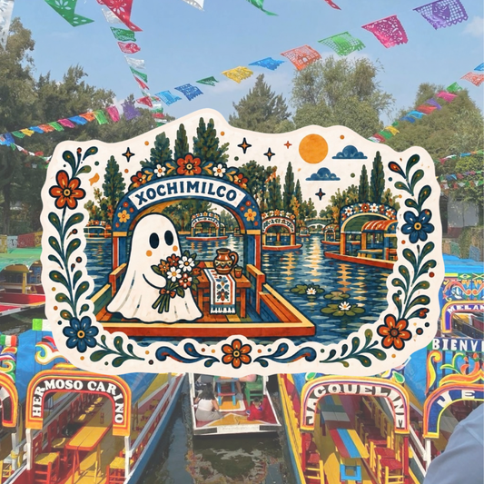 Trajinera Fantasma sticker