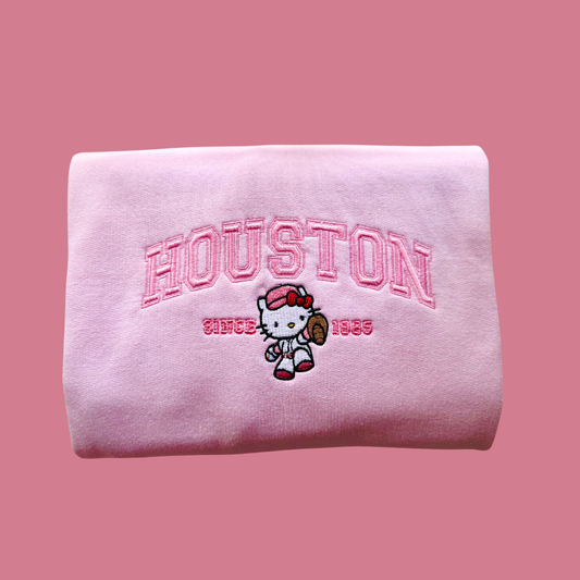 Houston Kitty crewneck